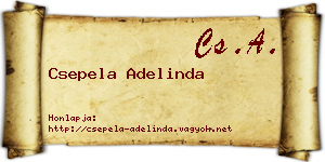 Csepela Adelinda névjegykártya